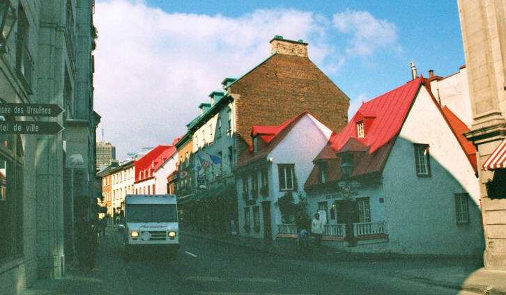 On the street in Old Quebec